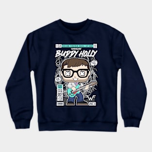 Buddy Holly Pop Culture Crewneck Sweatshirt